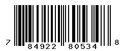 UPC barcode number 784922805348