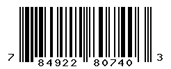 UPC barcode number 784922807403