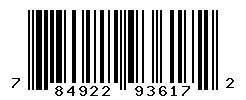 UPC barcode 784922936172