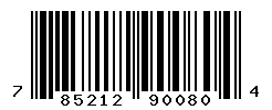 UPC barcode number 785212900804