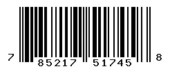 UPC barcode 785217517458