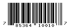 UPC barcode number 785364100107