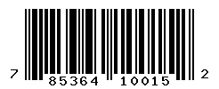 UPC barcode number 785364100152