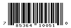 UPC barcode number 785364100510