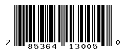 UPC barcode number 785364130050