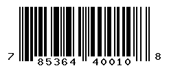 UPC barcode number 785364400108