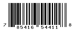 UPC barcode number 785416544118