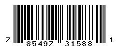 UPC barcode number 785497315881