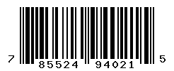 UPC barcode number 785524940215