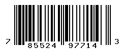 UPC barcode number 785524977143