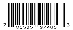 UPC barcode number 785525974653