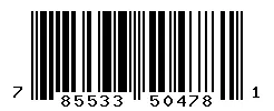 UPC barcode 785533504781