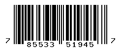 UPC barcode 785533519457