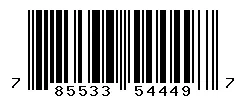 UPC barcode 785533544497