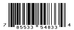 UPC barcode 785533548334