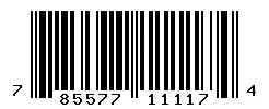 UPC barcode 785577111174