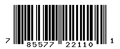 785577221101 barcode