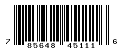 UPC barcode number 785648451116