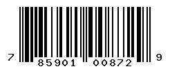 UPC barcode number 785901008729