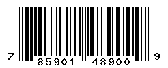 UPC barcode number 785901489009