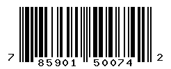 UPC barcode number 785901500742