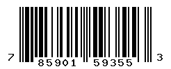 UPC barcode number 785901593553