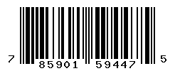 UPC barcode number 785901594475