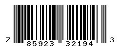 UPC barcode number 785923321943