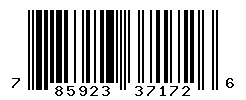 UPC barcode number 785923371726