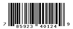 UPC barcode number 785923401249