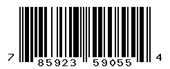 UPC barcode number 785923590554