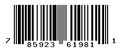 UPC barcode number 785923619811
