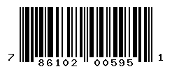 UPC barcode number 786102005951