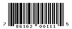 786162001115 barcode