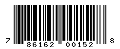 UPC barcode number 786162001528