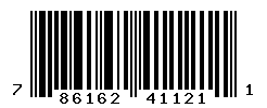 UPC barcode number 786162411211