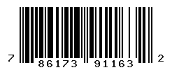 UPC barcode number 786173911632