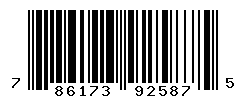 UPC barcode number 786173925875