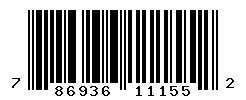 upc 786936111552 barcode image