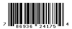 UPC barcode 786936241754