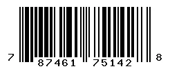 UPC barcode 787461751428