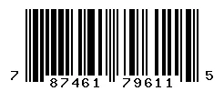 UPC barcode 787461796115