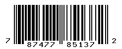 UPC barcode 787477851372