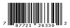 upc 787721263302 barcode image