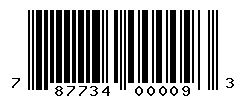 UPC barcode number 787734000093