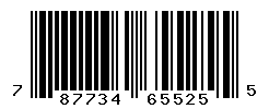 UPC barcode number 787734655255