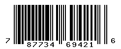 UPC barcode 787734694216