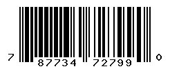 UPC barcode number 787734727990