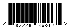 UPC barcode number 787776850175