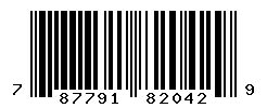 UPC barcode number 787791820429